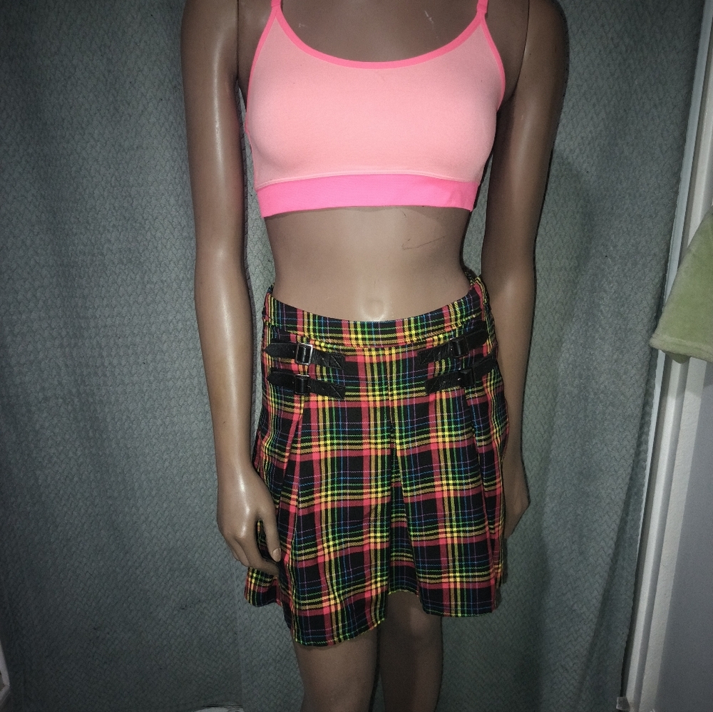 Hot Topic Plaid Skirt Sz Small